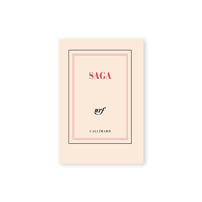 "SAGA" NOTEBOOK — by Gallimard