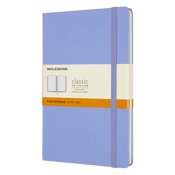 CLASSIC SOFT COVER, HYDRANGEA BLUE (Different sizes + styles) — by Moleskine