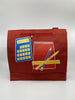 VINTAGE 80'S SCHOOL BAG — Small red