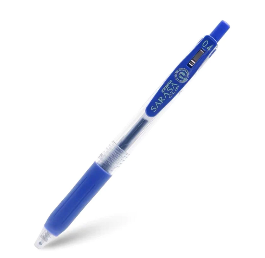 CRAYON GEL SARASA AVEC CLIP (différentes couleurs et formats) — par ZEBRA Pen