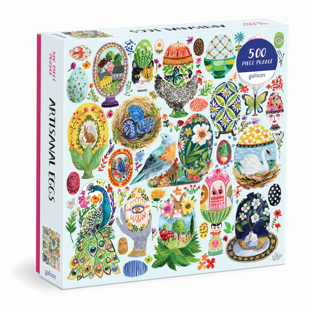 Galison Frame ARTISANAL EGGS, 500 PIECE PUZZLE — by Galison – Paperole
