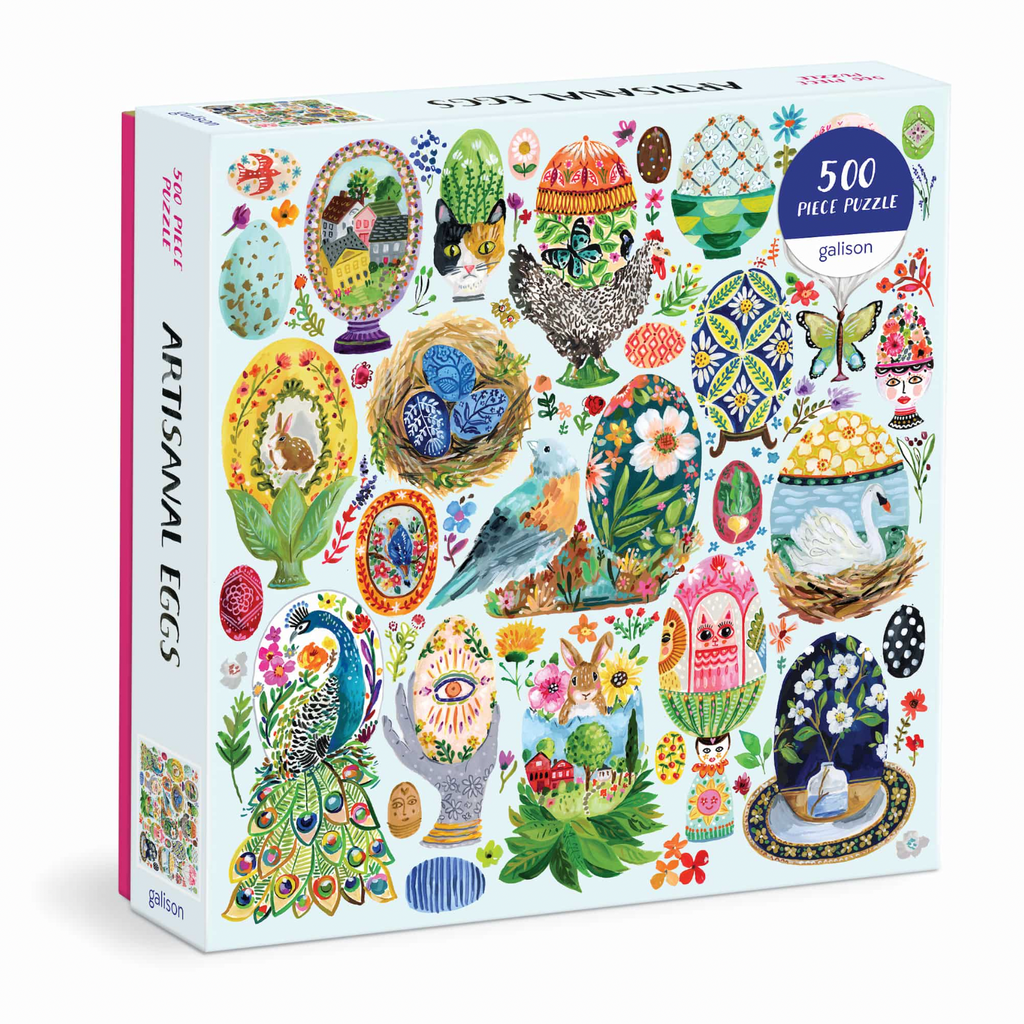 ARTISANAL EGGS, 500 PIECE PUZZLE — by Galison