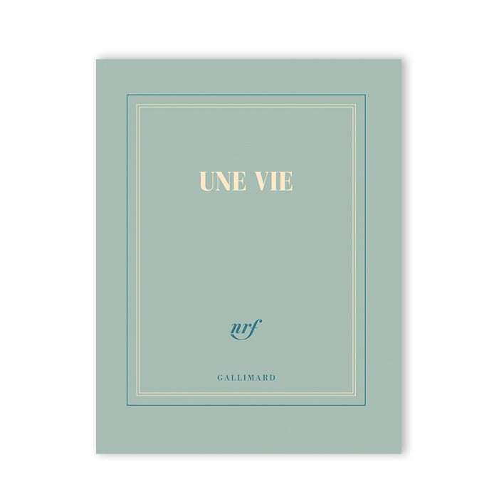 "UNE VIE" NOTEBOOK — by Gallimard