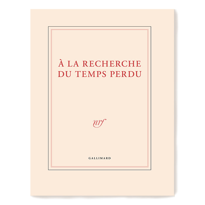 CAHIER DE NOTES « À LA RECHERCHE DU TEMPS PERDU » — par Gallimard