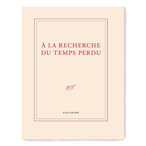 "À LA RECHERCHE DU TEMPS PERDU" NOTEBOOK — by Gallimard