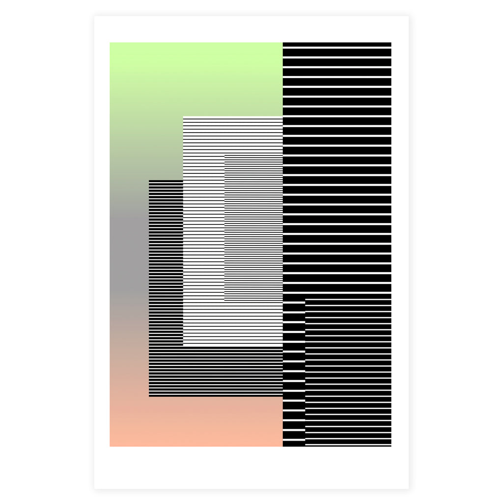 ART PRINT - SHAPES,  26" x 40" — par SLEP