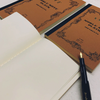 CARNET NOBLE BRUN PAGES BLANCHES (Plusieurs formats) — par LIFE