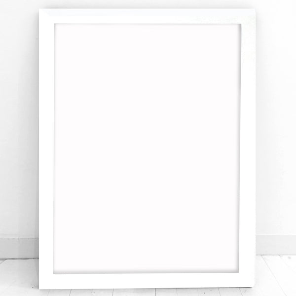 WHITE FRAME — Multiple Sizes — PICK UP ONLY