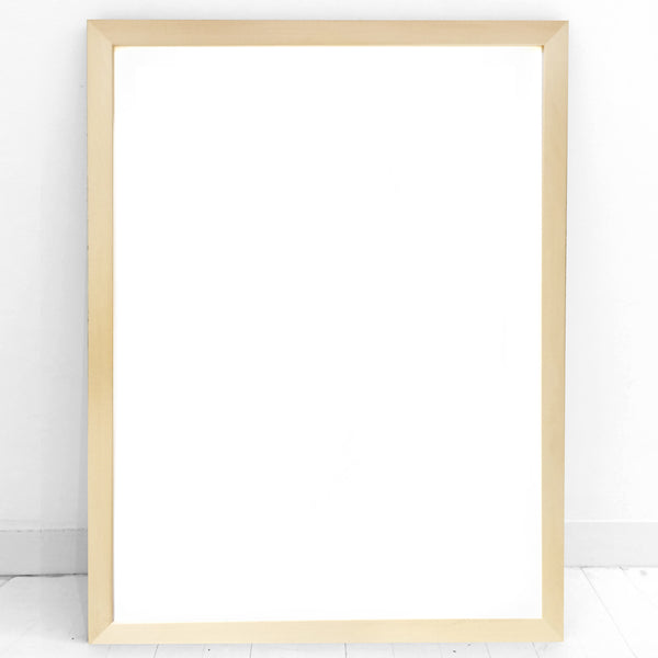 NATURAL WOOD FRAME — Multiple Sizes — PICK UP ONLY