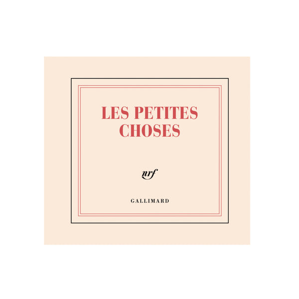 "LES PETITES CHOSES" NOTEBOOK — by Gallimard