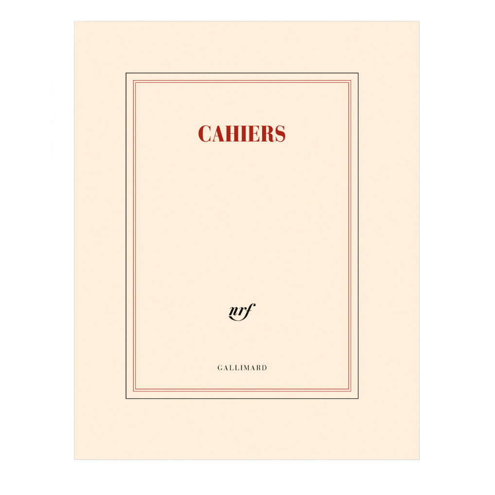 "CAHIERS" NOTEBOOK — by Gallimard