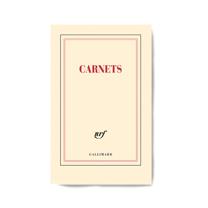 CAHIER DE NOTES « CARNETS » — par Gallimard