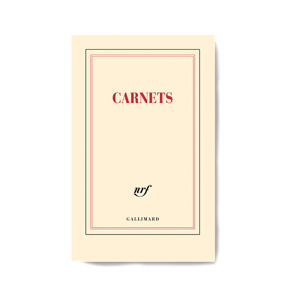 "CARNETS" NOTEBOOK — by Gallimard