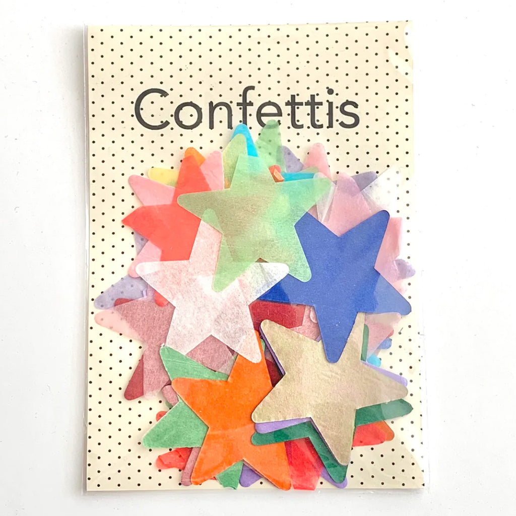 MULTICOLORED STARS CONFETTIS — by La fée raille