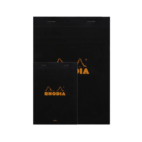 PAD NOTE BLACK (different sizes) — by Rhodia