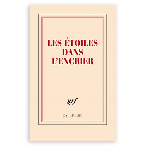 "LES ÉTOILES DANS L'ENCRIER" NOTEBOOK — by Gallimard