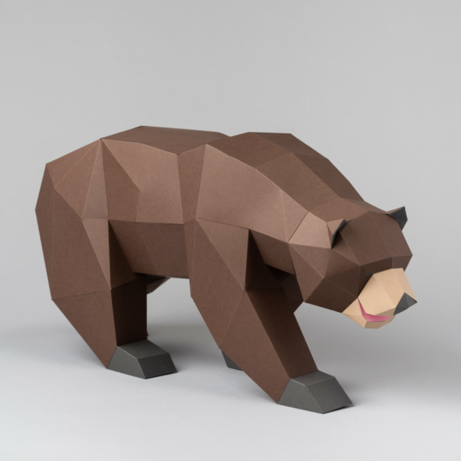 GRIZZLI BEAR PAPER MODEL — by SOFS design