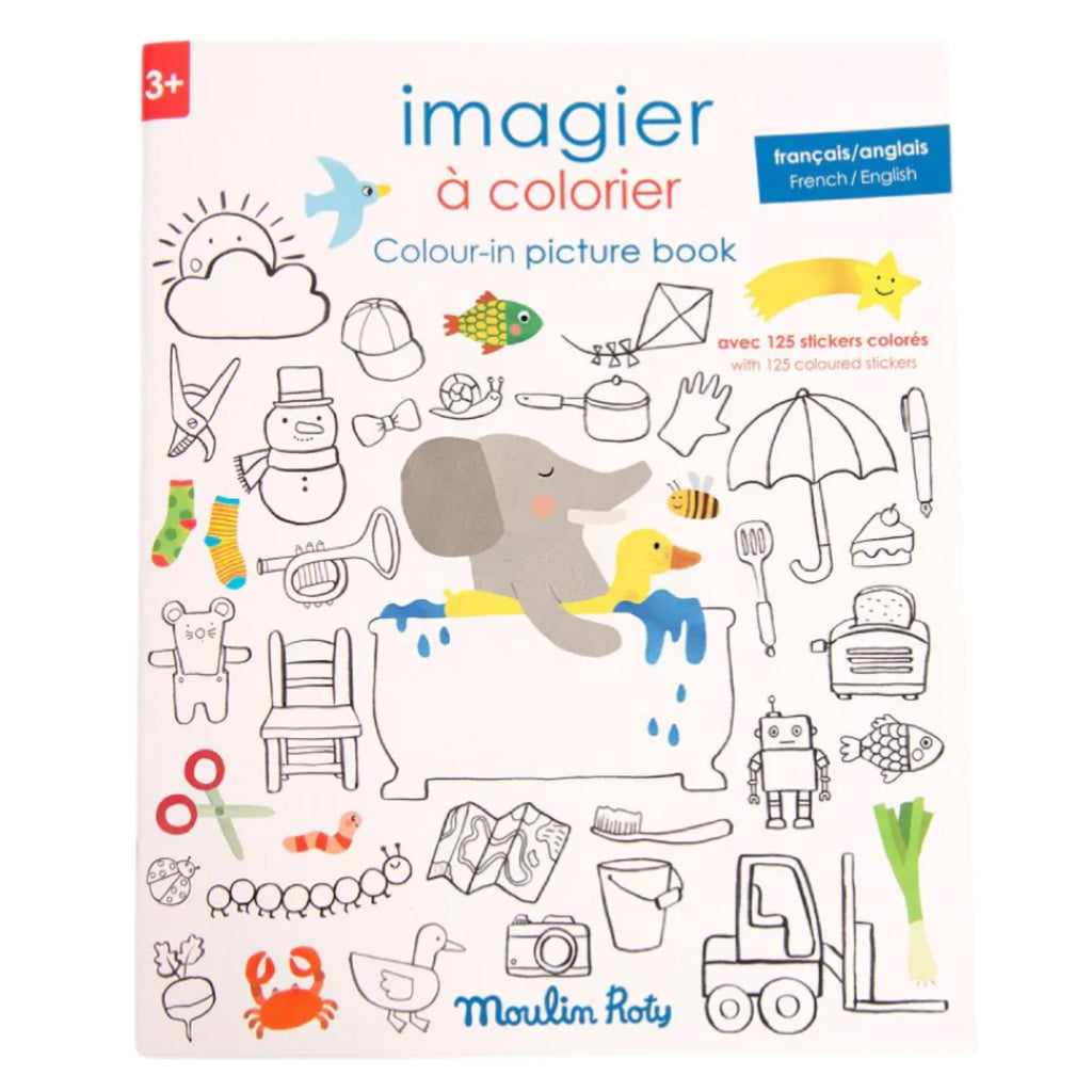 COLOUR-IN PICTURE BOOK — by Moulin Roty