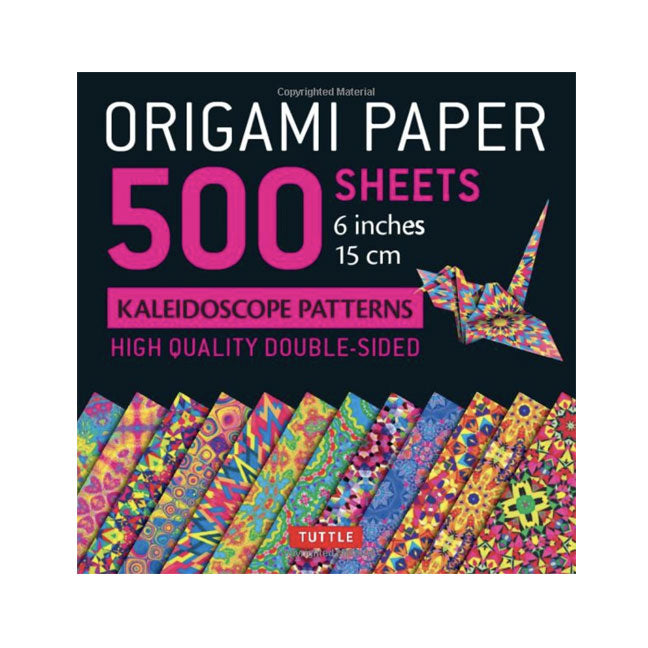 ORIGAMI PAPER 500 KALEIDOSCOPE PATTERNS 6" — by Tuttle