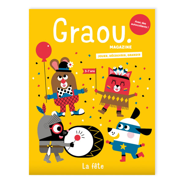 MAGAZINE GRAOU N°22 (3-7 years old) – La fête