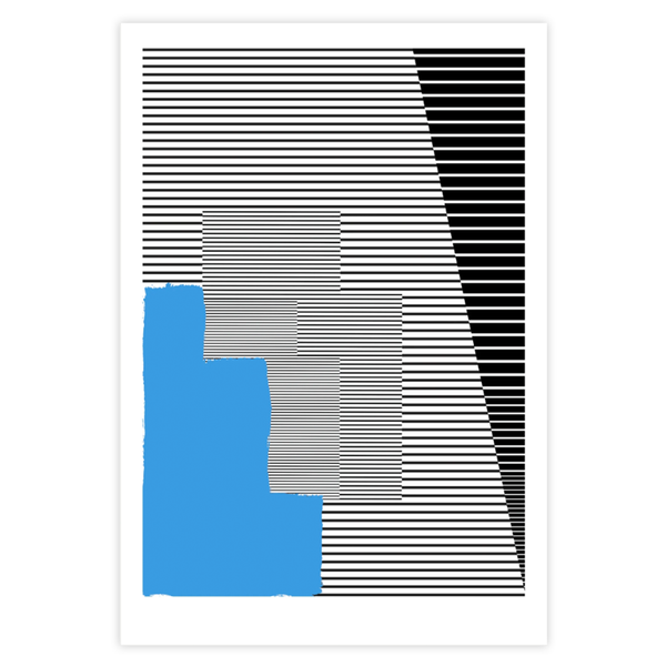 ART PRINT - LINES, 26" X 40" — par SLEP