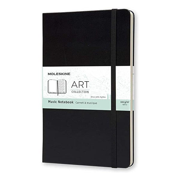 ART COLLECTION : MUSIC NOTEBOOK BLACK — by Moleskine
