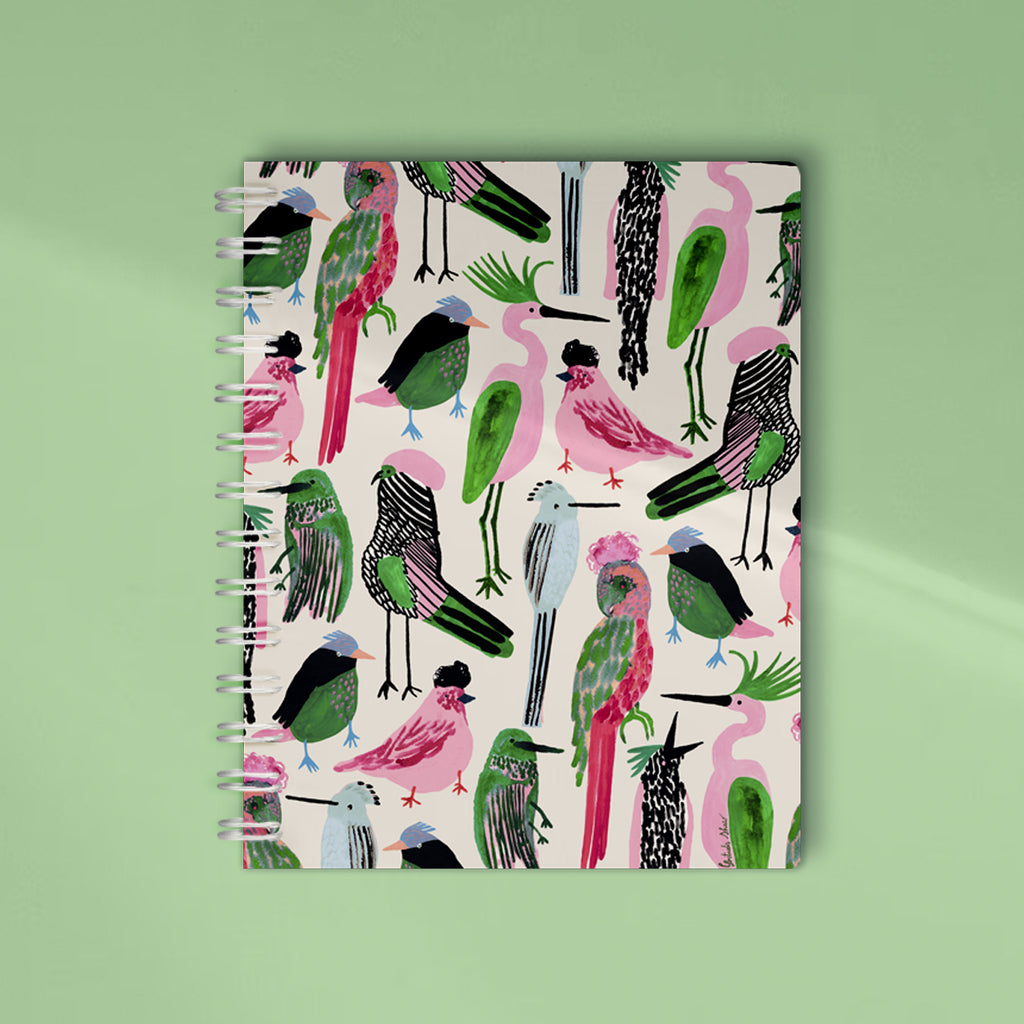 EXOTIC BIRDS NOTEBOOK — by Paperole