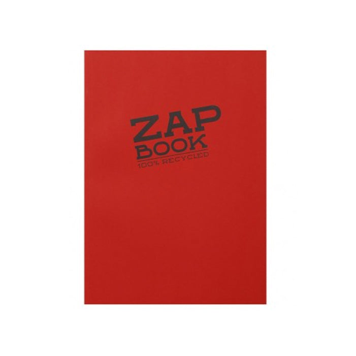 ZAP BOOK A6 SKETCHBOOK BLANK 100% RECYCLED (multiple colors) — by Clairefontaine