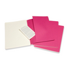 SET OF 3 KINETIC PINK CAHIER JOURNAL (Different sizes + styles) — by Moleskine