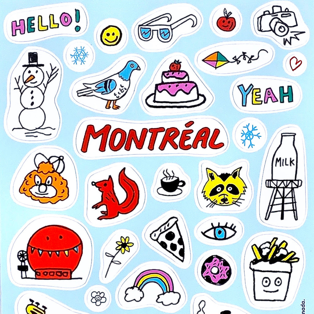MONTRÉAL STICKERS Paperole